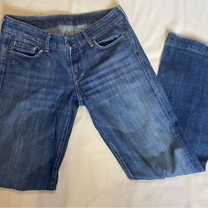 Citizen of Humanity wide leg jeans, on trend. Perfectly work in and ready.